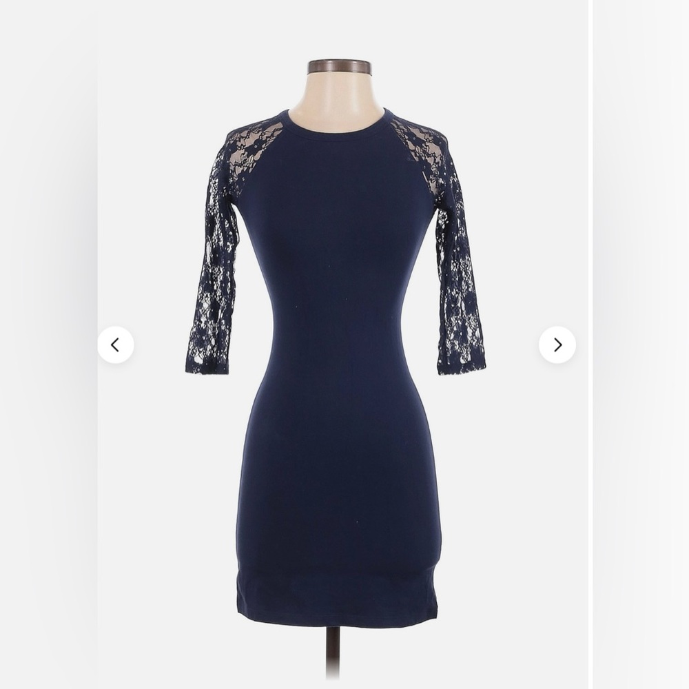 Express Blue Mini Dress